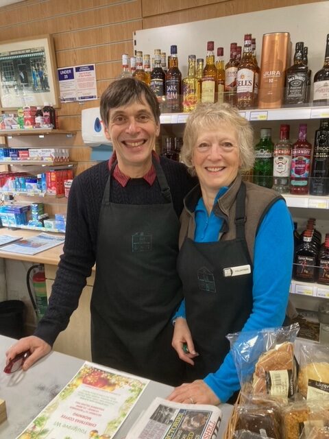 Winster village shop volunteers